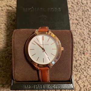 Michael Kors Leather Watch